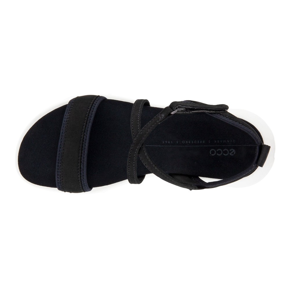 Womens Sandals - ECCO Chunky - Black - 8241TSGWK